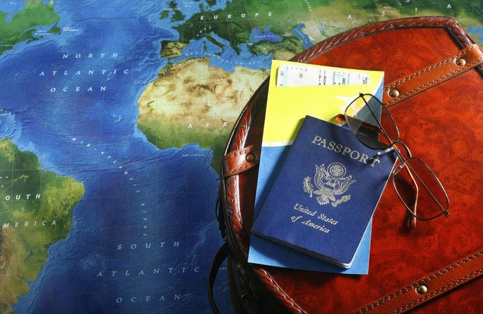 паспорт, земля, сумка