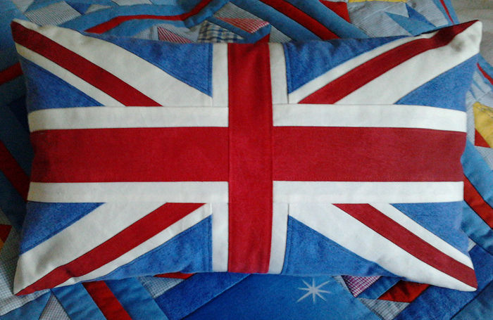 Британия, британский флаг, символика, подушка